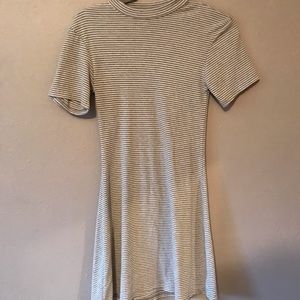 Striped short sleeve dress